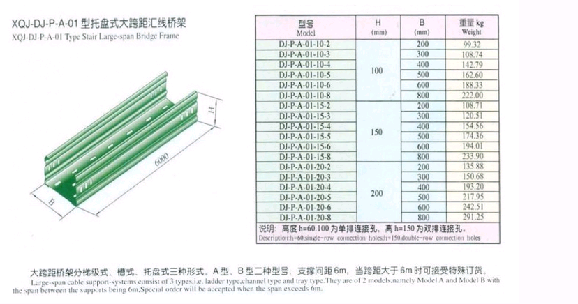 xqj-dj-p-01a托盘式大跨距直通